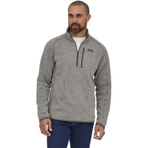 Patagonia Men's Better Sweater 1/4 Zip Fleece - Heather Oatmeal
